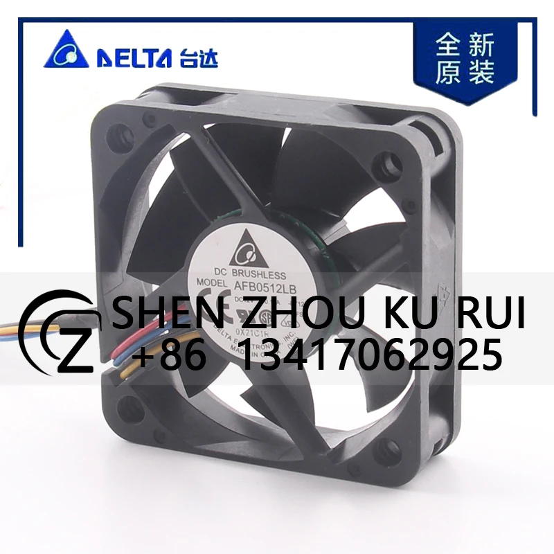 

Delta AFB0512LB 50X50X15 mm 12V DC 0.11A 3500RPM 1.32W PWM Ultra-quiet Chassis 5cm Small Axial Cooling Fan