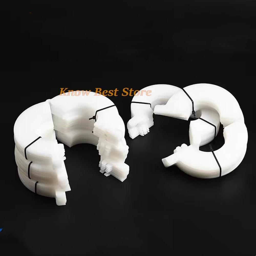 10pcs Excavator New Products Free Of Disassembly Bucket Shaft Gasket Pin Shaft Bucket Pin Nylon Pad Thickened Wear-resistant