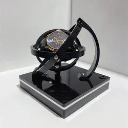 Stereoscopic Automatic Watch Winder Display Luxury Mechanical Watch Winders Gyro Rotator 360 Men's Yarn Winder Rotating Drive