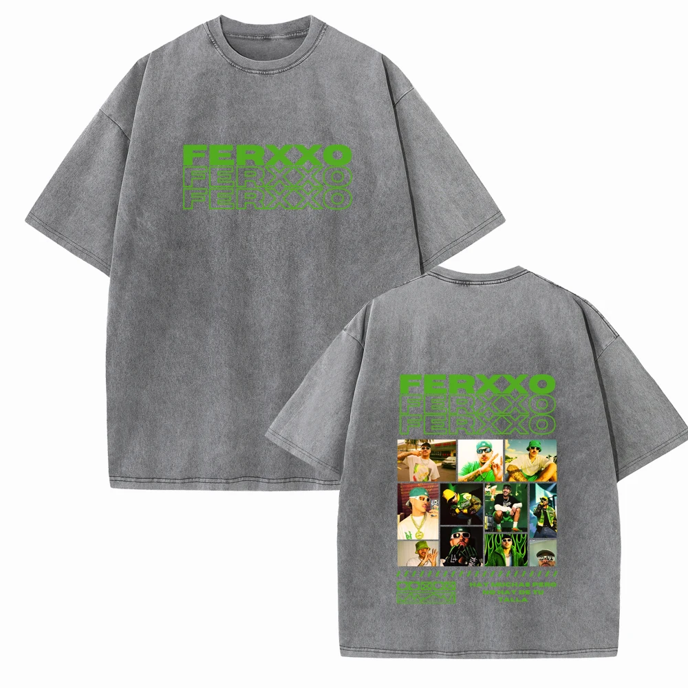 Feid Ferxxo Calipsis Tour 2024 Shirts Vintage Harajuku Summer  Unisex O-Neck Short Regular  Sleeve Cotton T-Shirts