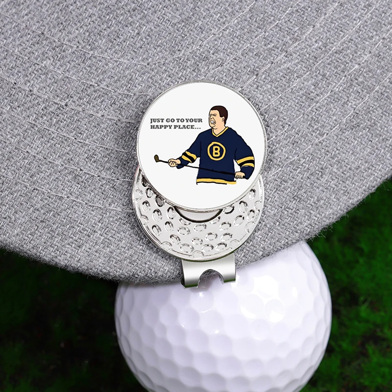 Golf Ball Marker Magnetic Hat Clip 0.98 Inch Alloy Metal Baseball Cap Clips Accessories Jewelry Golf Gift for Men Women Golfer