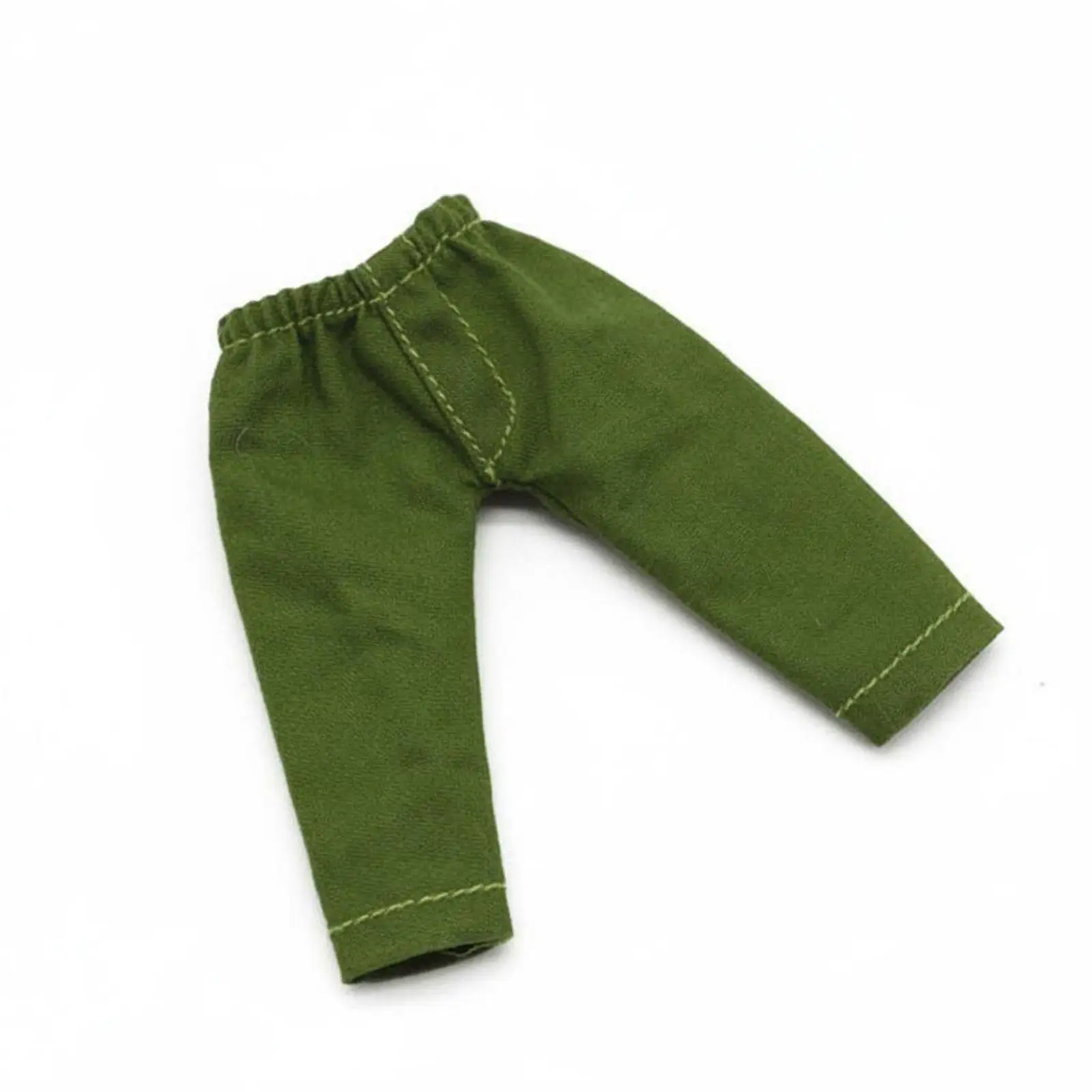 Doll Trousers Comfy Cloth Pants Mini Jeans for OB11 1 12 BJD Dolls Clothing Accessory for Display