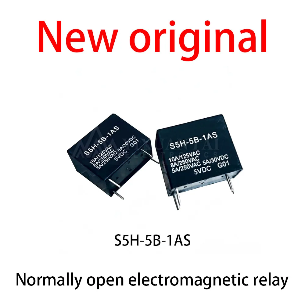 (10pcs) 100% New relay S5H-5B-1AS electromagnetic relay