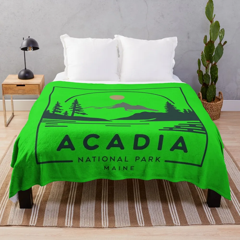 

Acadia National Park Maine Throw Blanket Bed Fashionable for winter Blankets