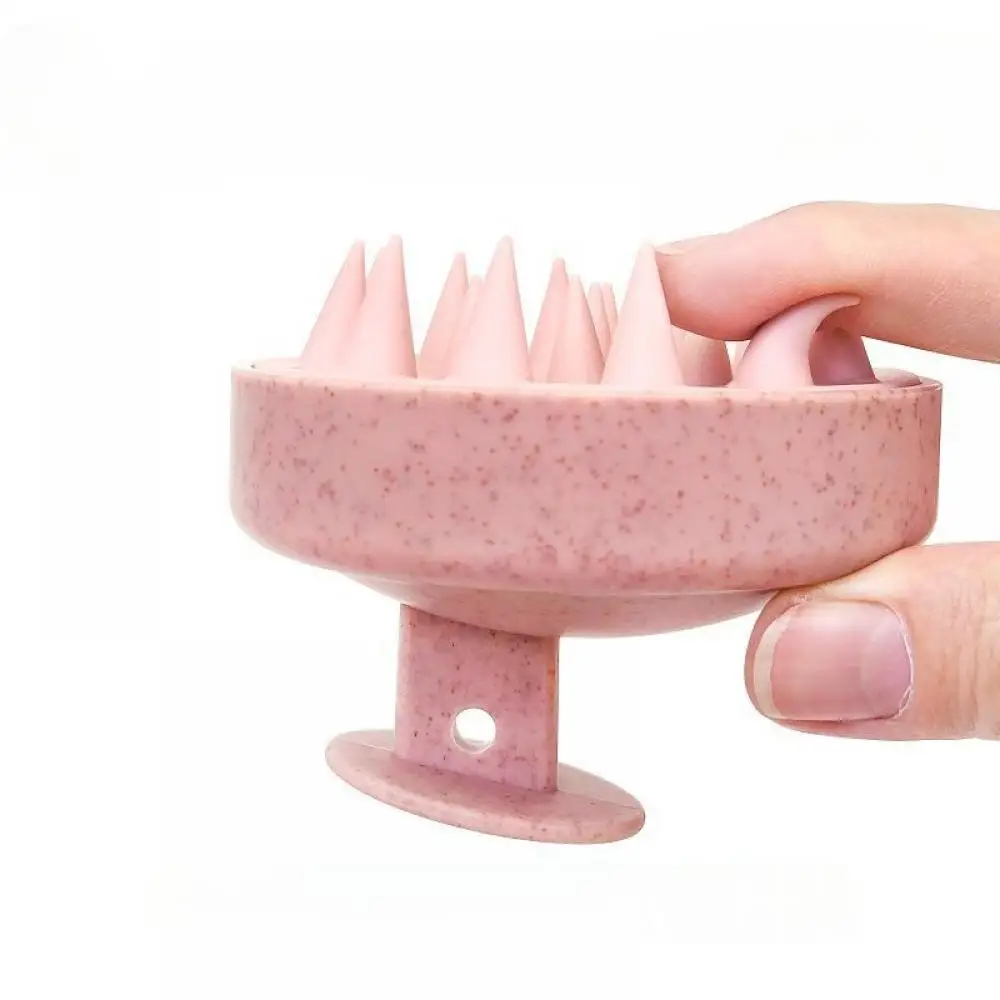 Escova de shampoo de silicone, pente de massagem para couro cabeludo, pente de lavagem de cabelo, escova de massagem corporal, banho, chuveiro, salão de cabeleireiro, ferramenta