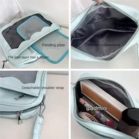 Japanese Harajuku Women's Ita Bag PU Transparent Pocket Itabag High School Girl Uniform JK Crossbody Shoulder Bag Handbag - Image 6