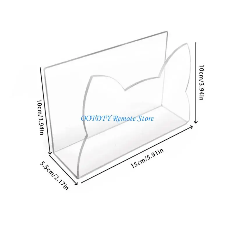 DXAB Desk Letter Titular Clear Acrylics Letter Rack Rack Corrente Corretor Classificação do Envelope Organizador Documento