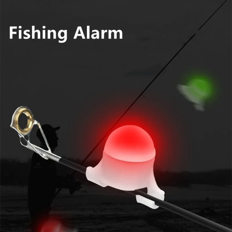 

LED Induction Fishing Alarm Rod Tip Carp Night Fishing Light Auto Recognition Bite Alarm Fishing Accessories With Battery