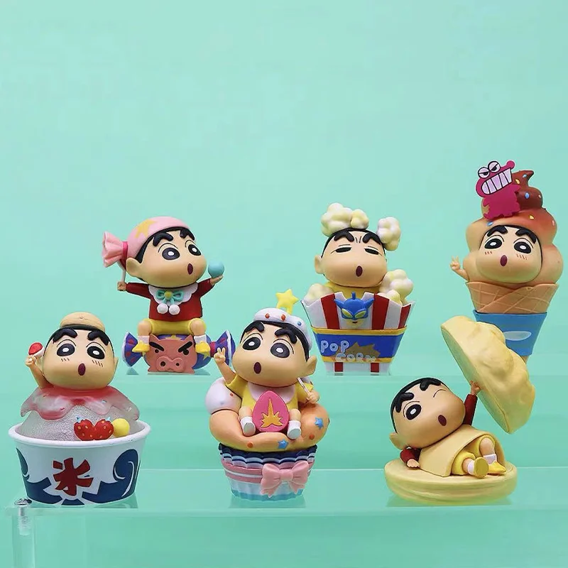 Crayon Shin-Chan Blind Box Heart Point Time Series Box I And The Heart Point Together It Dessert Tide Model Desktop Ornaments