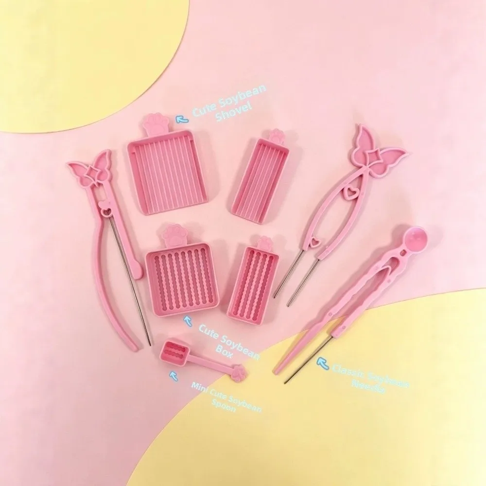 Creative Fuse Beads Tools Set Efficient Save Time Fuse Beads Spoon Pen Tray Kits Handheld 2.6mm Bean Sorting Tray Set