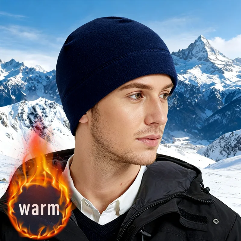 

Новые мужские осенне-зимние шапки, однотонные теплые шапки, мягкие теплые уличные лыжные велосипедные шапки для женщин и мужчин, холодная погода