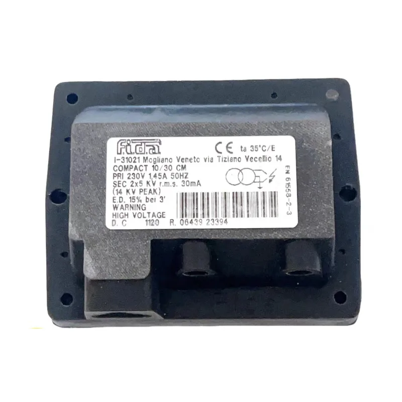 

Italy FIDA ignition transformer 8KV ignition high voltage package 2x5KV burner parts 8/30PM