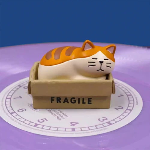 Imagen 1 del producto Estabilizador de presión de tocadiscos de dibujos animados para mejorar la calidad del sonido, reducir los discos de vibración, suprimir el tocadiscos de fonógrafo de vinilo LP