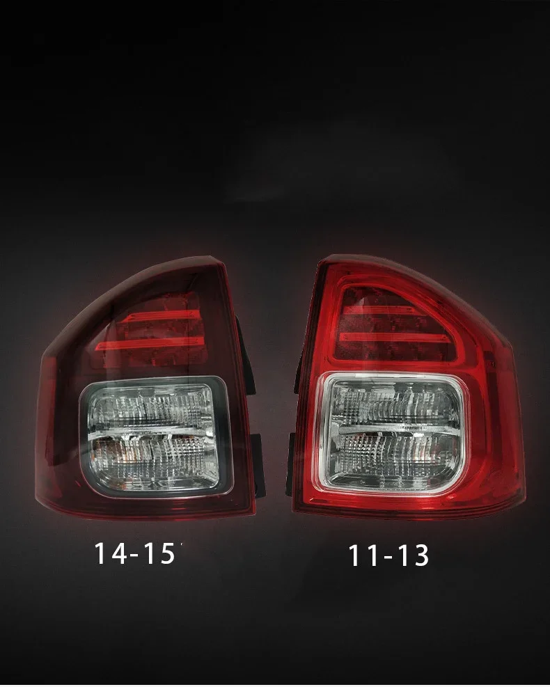 Osmrk Led tail light brake lamp reverse lights turn signal assembly for jeep Compass 11-15