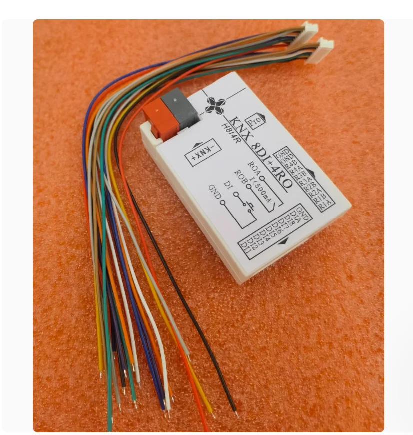 

Модуль сухого контакта KNX H8I4R, сухой контакт, двигатель для штор, маленькое реле, 8-канальный вход, 4-канальный релейный выход