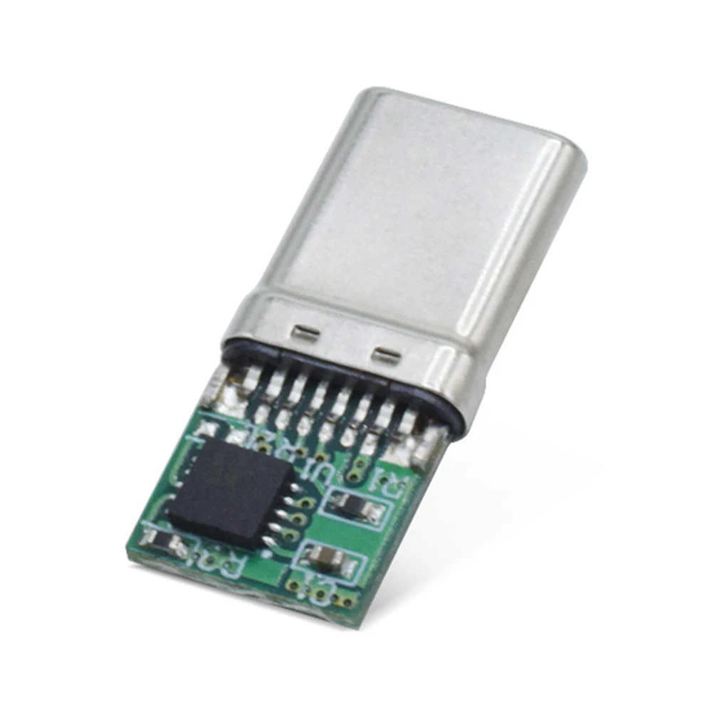 PD/QC Decoy Board Fast Charge 9V 12V 15V 20V PD Decoy Module PD 2 3.0 DC Trigger Cable USB Type-C maschio Plug QC4 Charge Connector