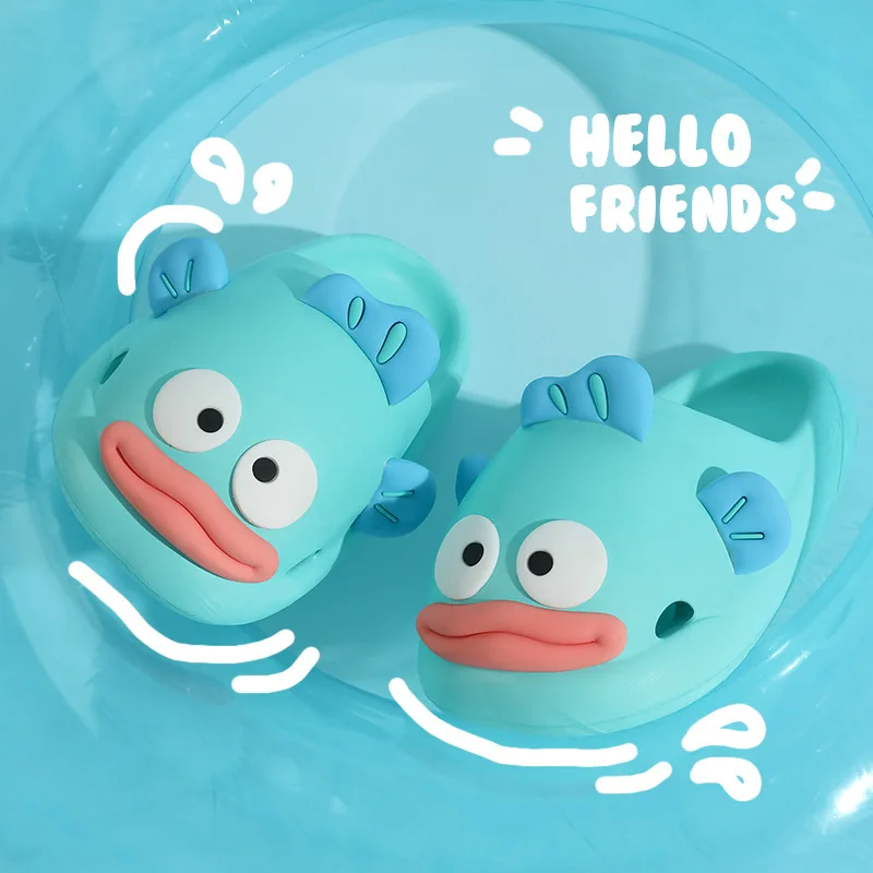 Clownfish Sandals - Women's Summer Closed-toe, Cute Cartoon Style, Indoor Thick-soled Non-slip Slippers for Women in Summer