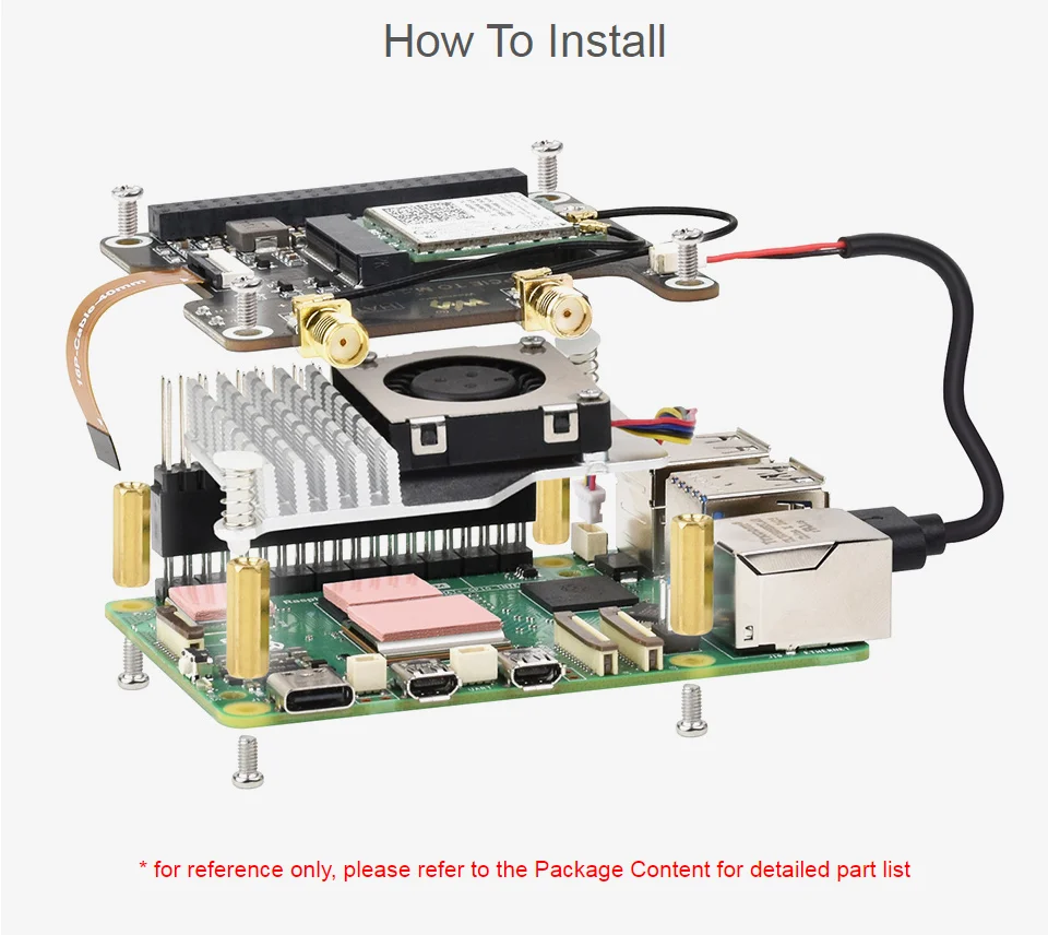 pcie-para-m2-e-key-hat-para-raspberry-pi-5-compativel-com-ngff-m2-e-key-wireless-nic-suporta-conexao-usb-bluetooth-hat