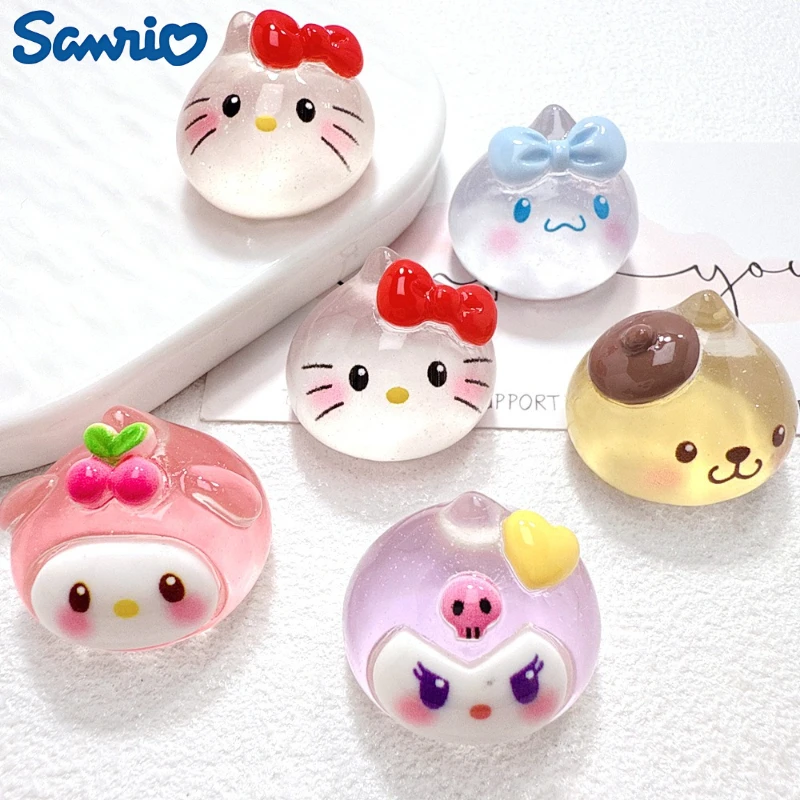 

Cartoon anime Sanrio HelloKitty resin patch micro ornament, desktop decoration, handmade DIY keychain Jewelry accessory Material