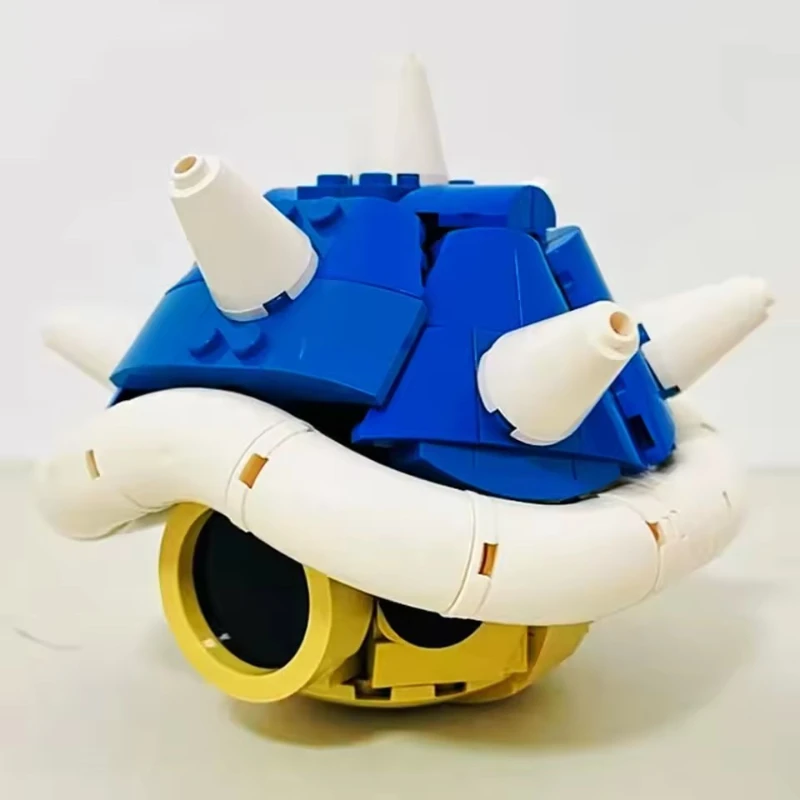 Moc anime série criativa tartaruga escudo blocos de construção conjunto dos desenhos animados bonito animal stinger tartaruga modelo diy crianças brinquedos presente aniversário