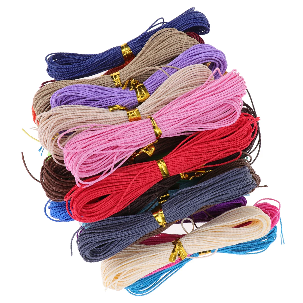 

28 Colors Colorful -Friendly Durable Waxed Cord For Diy Crafts Jewelry Making Gift Wrapping Creative Knitting Rope