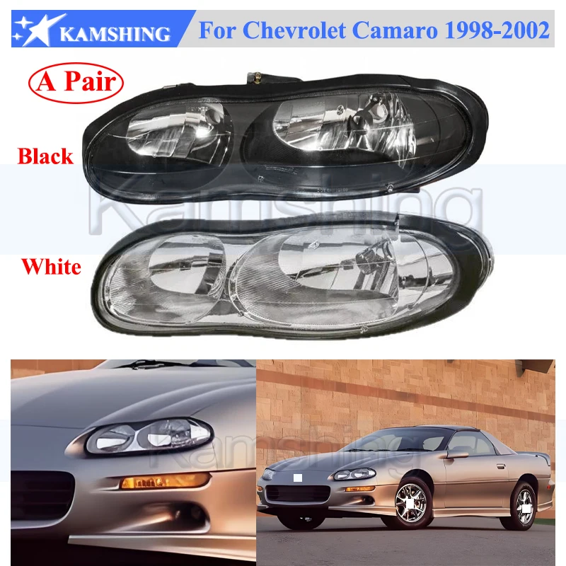 

Kamshing пара переднего бампера, фара для Chevrolet Camaro 1998-2002, фара, передний указатель поворота