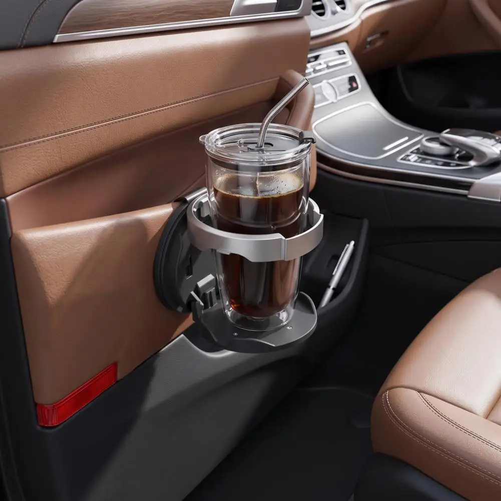 Faltbarer Auto-Getränkehalter für die Türverkleidung, Verstellbarer Automobil-Getränkeorganizer Platzsparend für Flaschen, Becher und Kaffeetassen – Detail 38