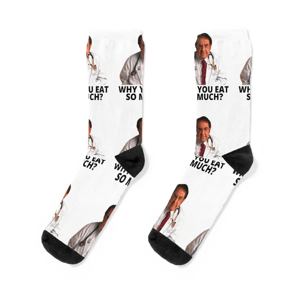 Dr Nowzaradan Why You Eat So Much Socks aesthetic funny sock cool Socks Women Men's