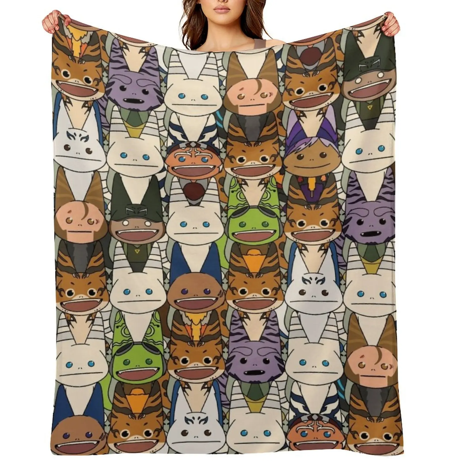 

loth cats Throw Blanket Furrys Luxury Designer Soft Beds blankets ands Blankets