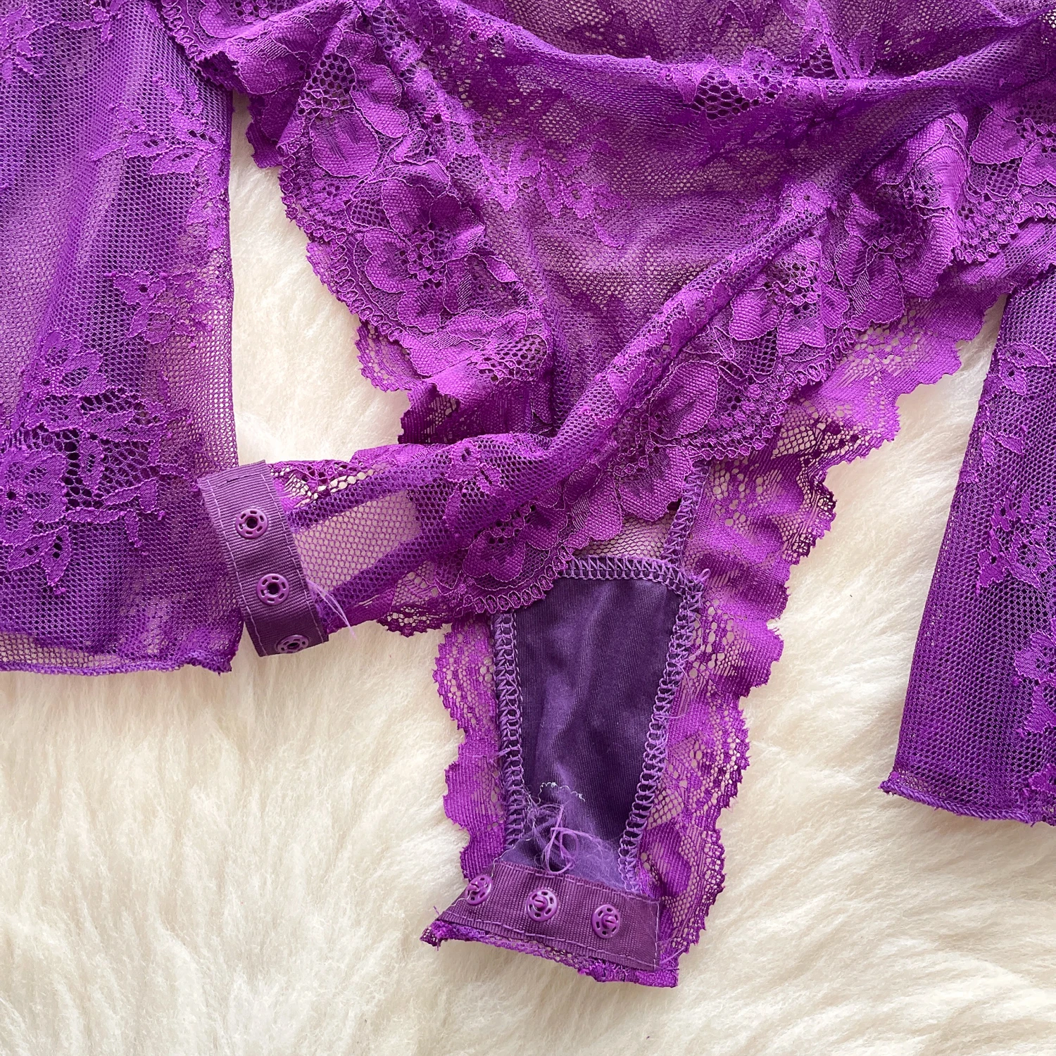 女性シニア向けフレアスリーブレースボディスーツロンパースレディースシアーシースルー薄手ホットスウィートプレイスーツジャンプスーツ女性セクシーナイトアウトナイトウェア