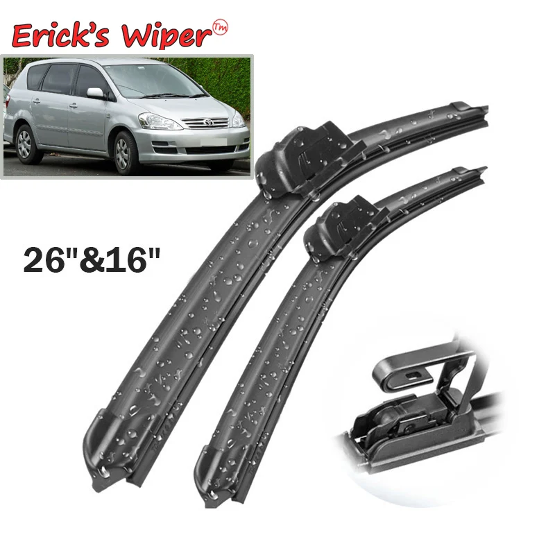 Erick\'s Wiper Front Wiper Blades For Toyota Avensis Verso Ipsum XM20 M20 2001 - 2009 Windshield Windscreen Window Brush 26\