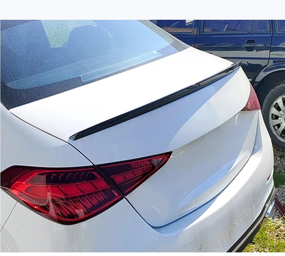 

High Quality ABS Spoiler Car Rear Wing Lip Trunk Spoiler for Mercedes Benz C class W206 2021 2022