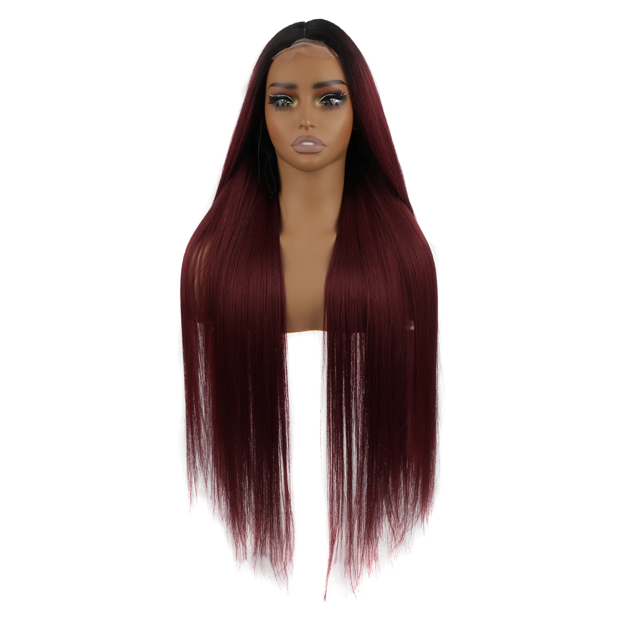 Orientfashion blend wig 26inch sythetic with a little human hair T-lace wig more color can be choosen  large quantity wholesale