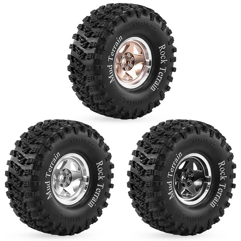 

2.21-inch climbing vehicle metal wheel rims and tires CROSS Easy to Control TRX4 SCX10 H8H Tire D428