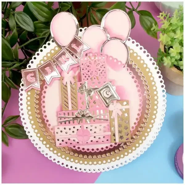 حافة يموت مجموعة الزينة الجميلة المشاعر وصول جديد 2025 قطع المعادن يموت الخردة الحجز DIY بها بنفسك الديكور الحرفية النقش #5