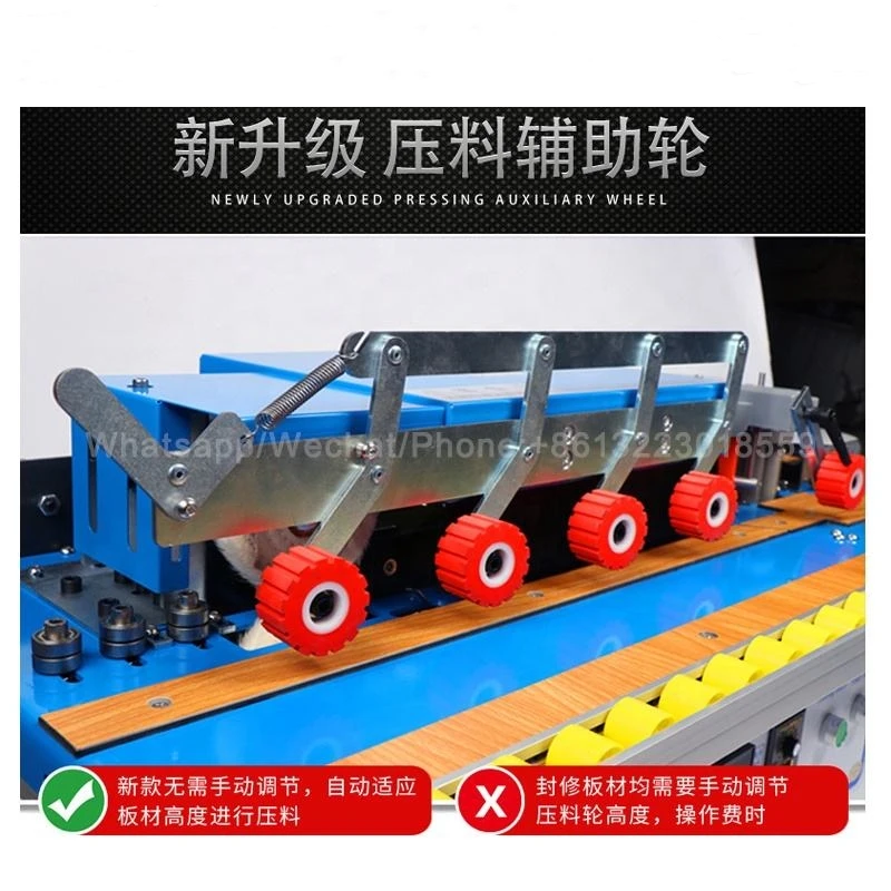 Edge Banding Machine for Wood Profile Processing Small Straight Curve Edge Banding Counter Machine