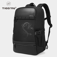 Tigernu Backpacks Chinese Style Backpack For Men 15.6inch Laptop Backpack Fashion Waterproof Anti-theft Travel Bag Dragon Series