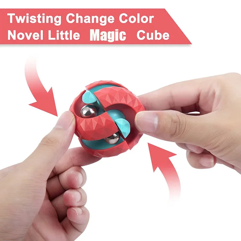 Adults Decompression Toy Children Autism Orbit Ball Cube Anti Stress Sensory Toys Fidget Toys for Kids Fidget Spinner for Boys