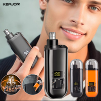 Nose Hair Trimmer Mini Portable Nose Ear Hair Remover Rechargeable Small Pocket Electric Men Eyebrow Nose Hair Shaving Clipper