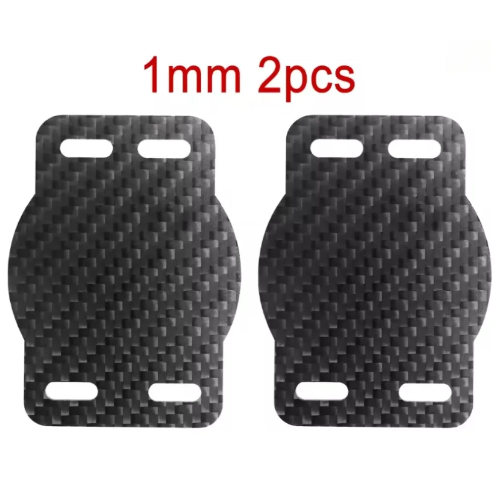 2pcs Bike Pedal Cleat Spacer for For WAHOO For SPEEDPLAY For ZERO Carbon Fiber Foot Lock Plate 0.5 1 2 mm Height Options