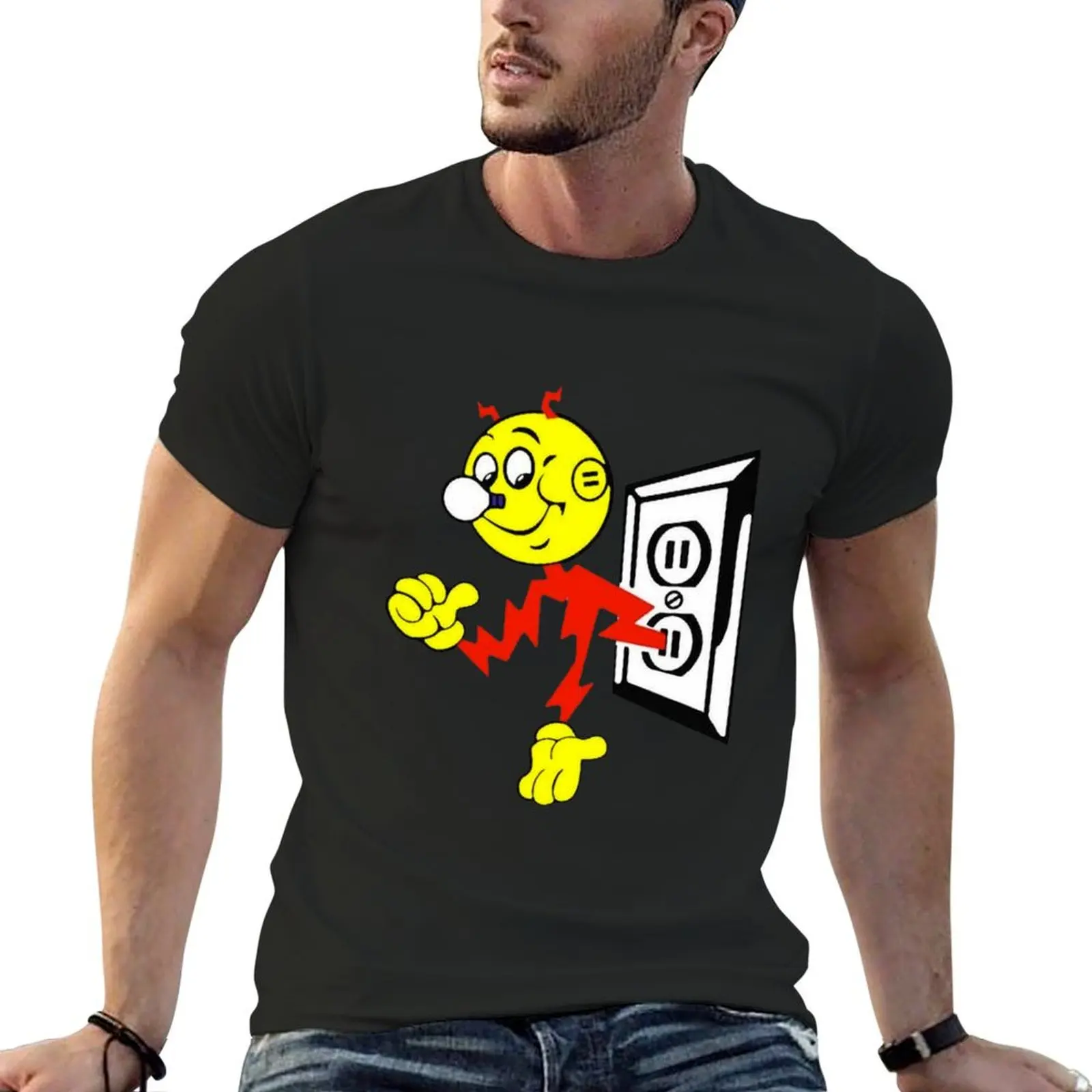 Reddy Kilowatt T-Shirt kawaii clothes aesthetic clothes vintage graphic tee mens t shirts