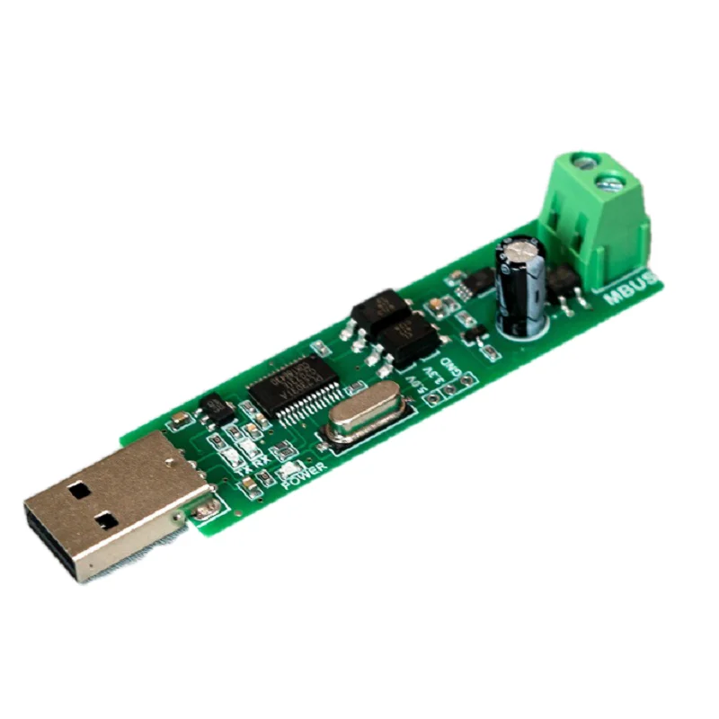 USB to M-BUS slave module 300-9600BPS communication MBUS master-slave communication debugging Support UART, windows