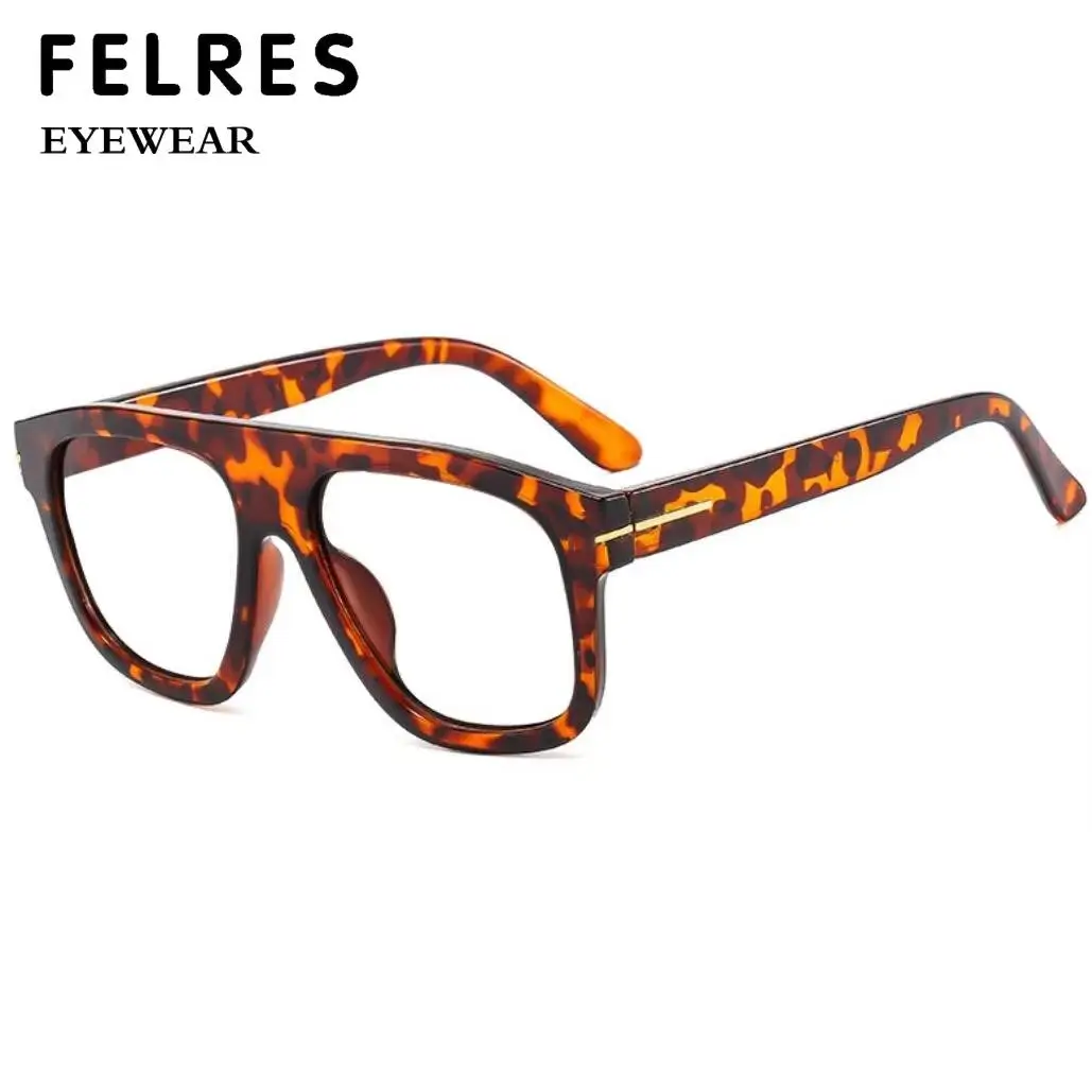 Oversized Square Reading Glasses Woman Men Decoration Retro Eyeglasses Trendy Anti Blue Light Single Focus Presbyopic Glasse - Image 3