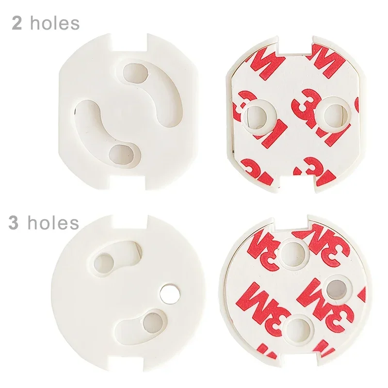 

10pcs Baby Safety Electrical Protection Electric Shock Hole Children Care outlet cover Security Plastic Safe Lock Cove Socket