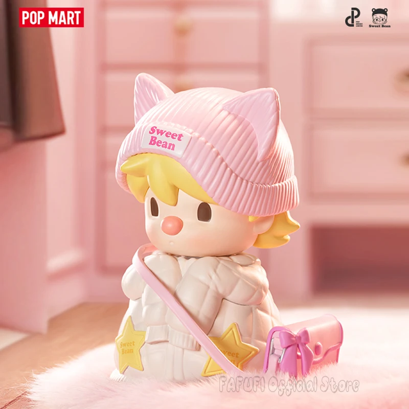 POPMART Sweet Bean Hurry Up Grow Up Elevator Toys Doll Cute Anime Figure Desktop Ornaments Collection Gift