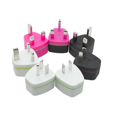 Adaptador de corriente Universal de viaje de Hong Kong, convertidor de enchufe, estándar británico, inglés, Singapur, Malasia, Macao