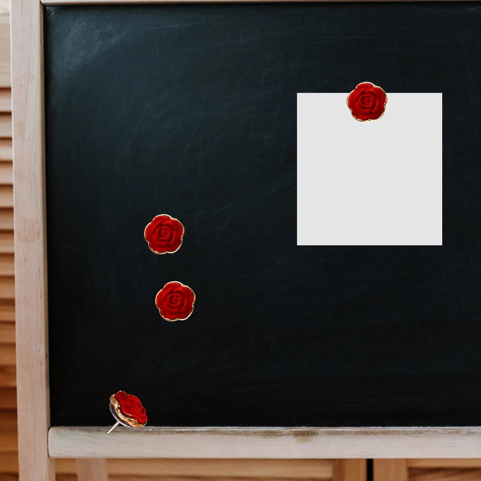 

30Pcs Pins Rose Thumbtacks Compact Multi Office Desk Accessories Map Supply Desk Accessories for Women