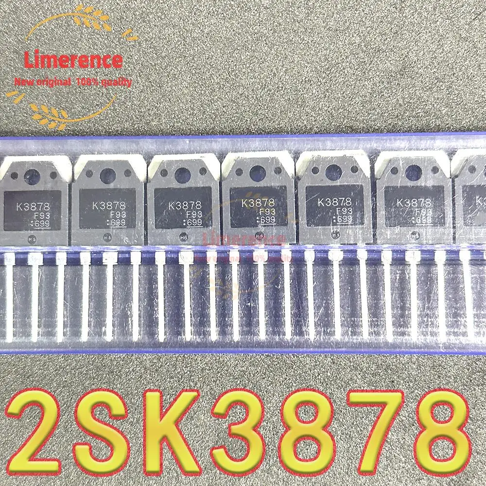 100% original 5PCS 2SK3878 TO-247 K3878 TO-3P 3878 TO3P new MOS FET transistor