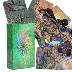 Cosma Visions Oracle Tarot Cards Deck English 78pcs Tarot Board Games Divination Fate Home Family Entertainment Games