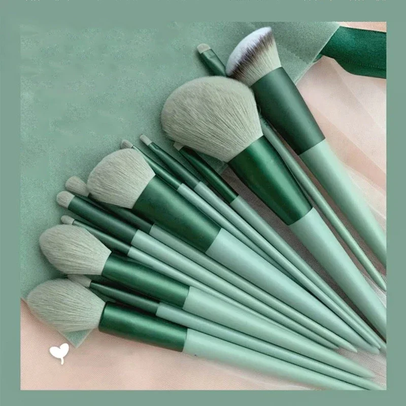 13PCS Makeup Brushes Set Eye Shadow Foundation Women Cosmetic Brush Eyeshadow Blush Powder Blending Beauty Soft Makeup Tool